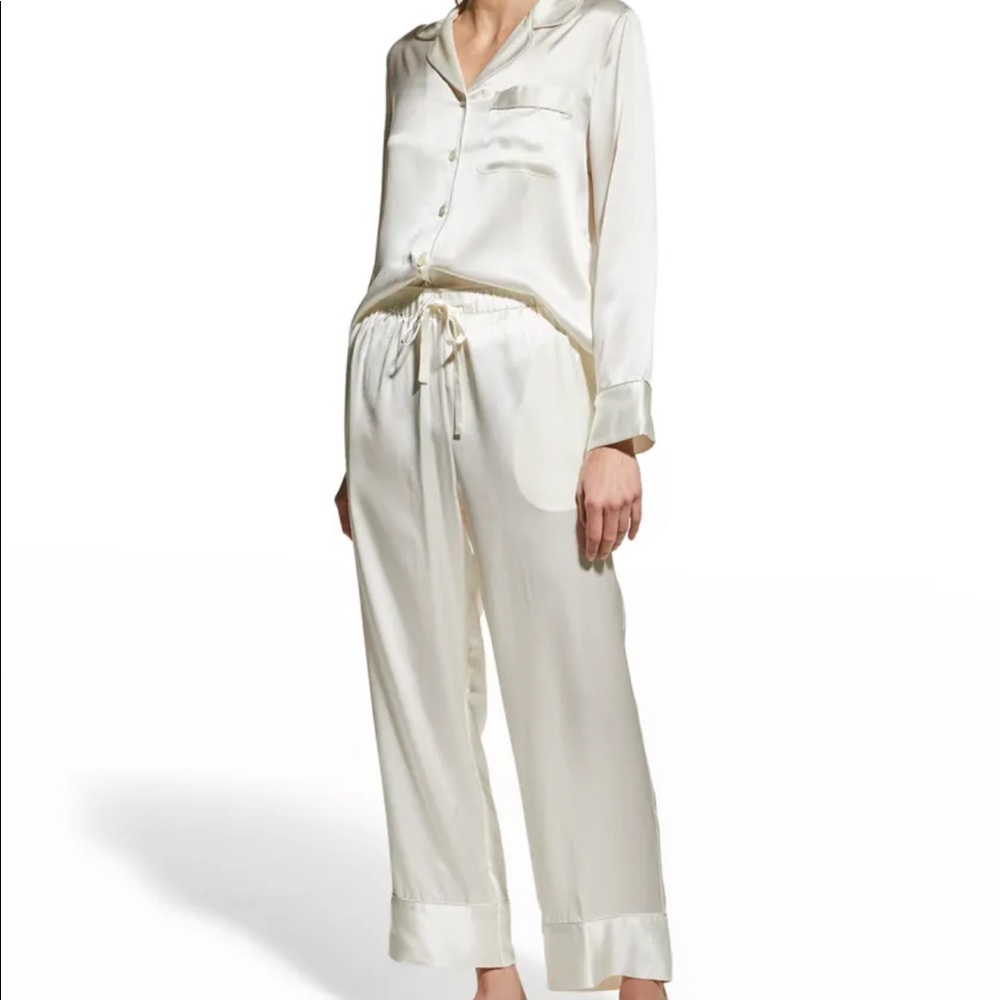 silk pajamas